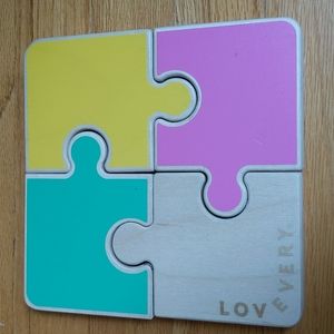 Lovevery Double Sided 4 Piece Wooden Puzzle